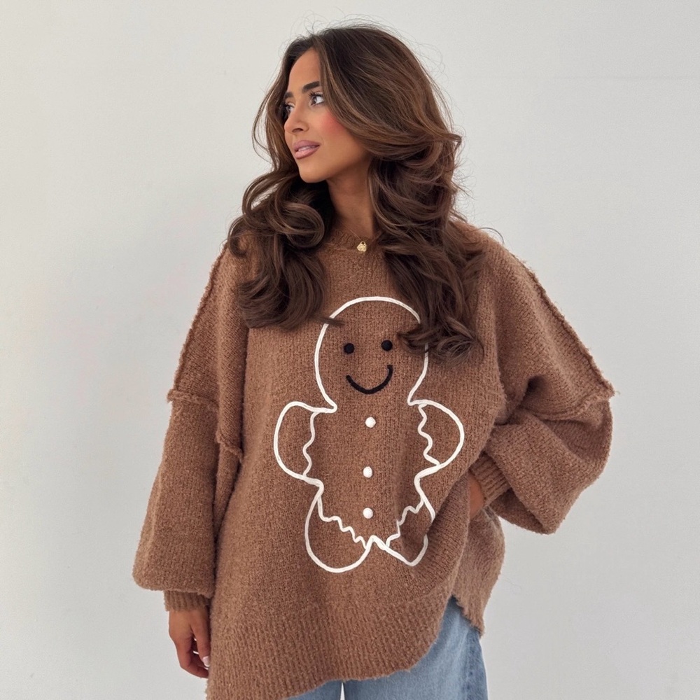 Fantastic Fawn Brown Gingerbread Sweater